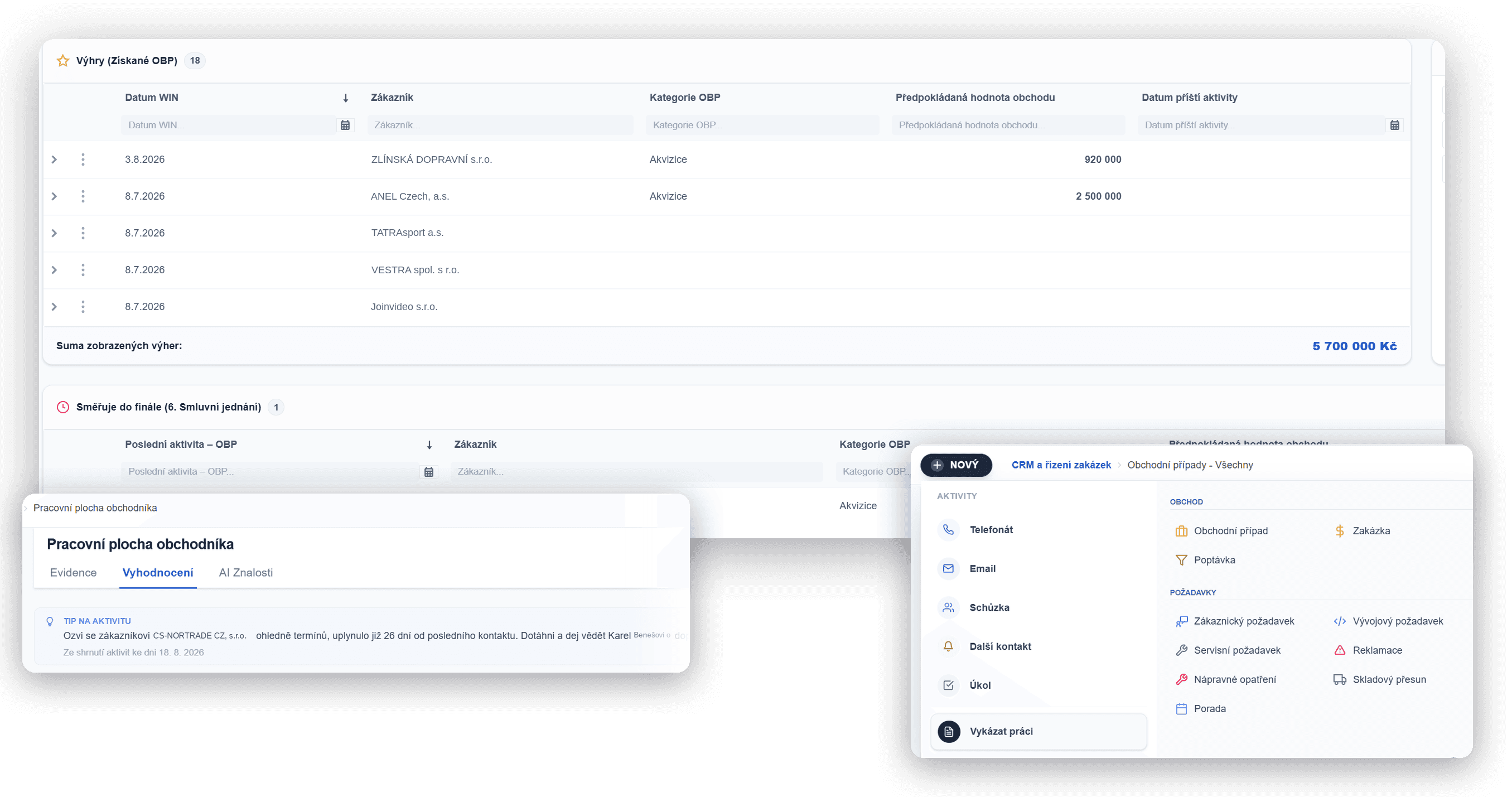 ADAPTY CRM & Zakázky 1