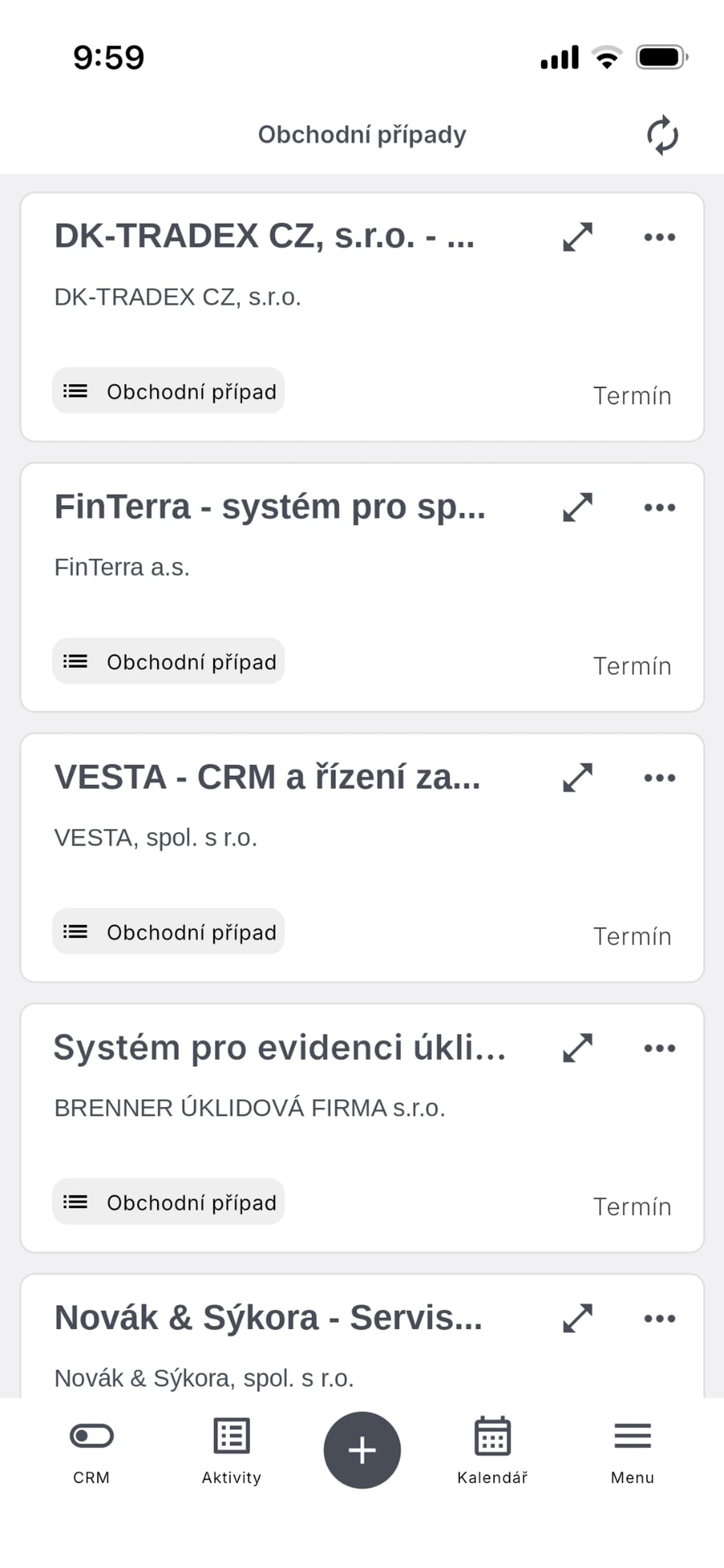 ADAPTY CRM & Zakázky 5
