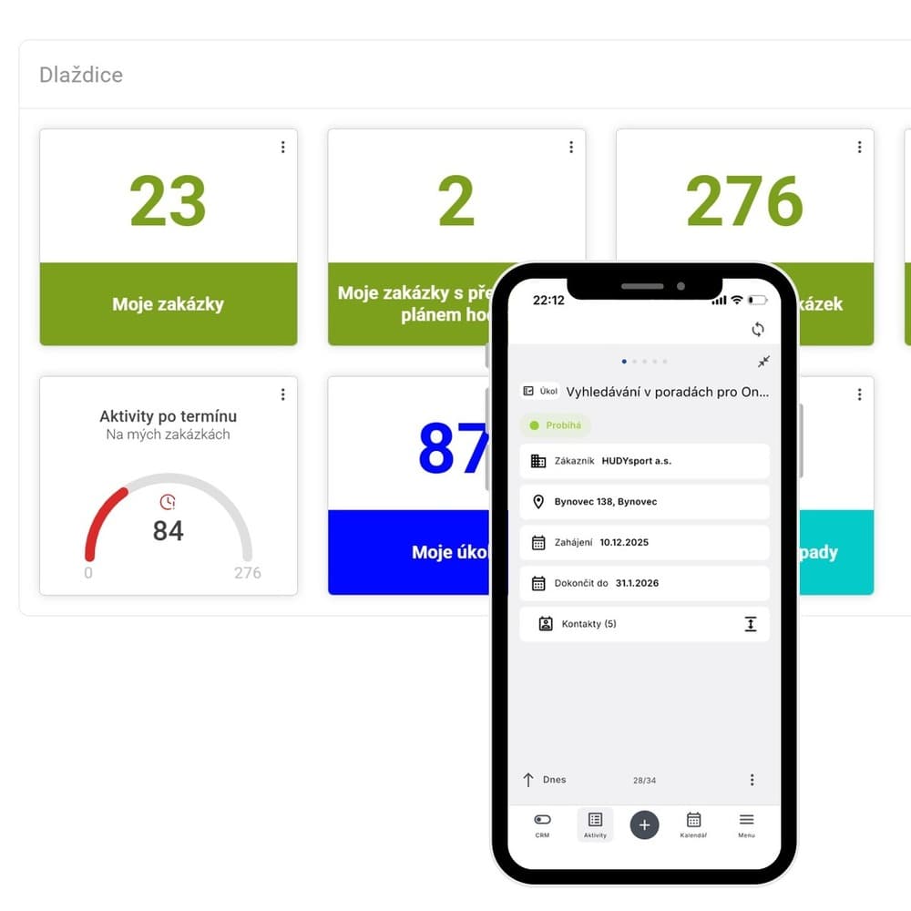 ADAPTY CRM & Zakázky 1