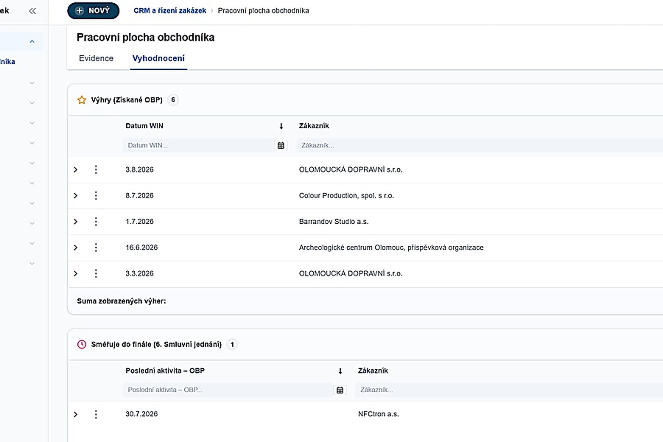 ADAPTY CRM & Zakázky 6