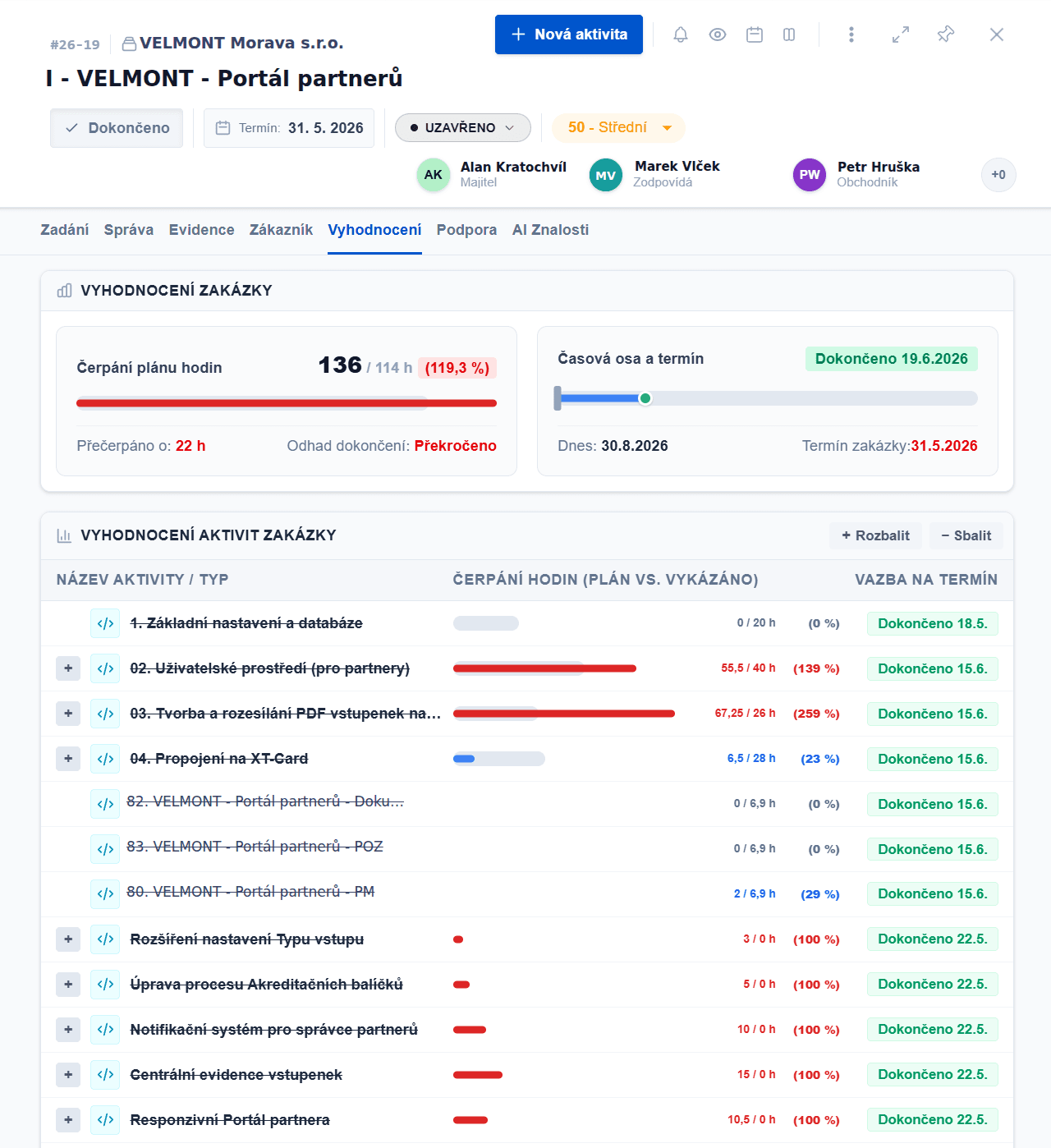 ADAPTY CRM & Zakázky 6